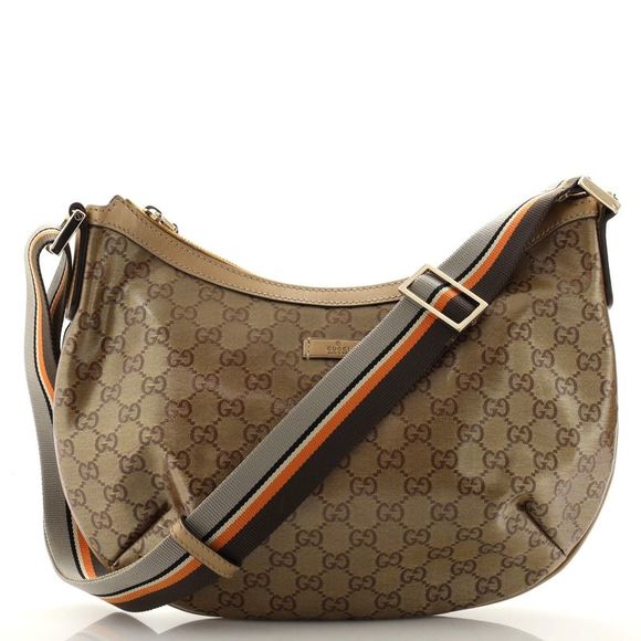 Gucci Bags Gucci Saddle Zip Messenger Bag Gg Coated Canvas Medium